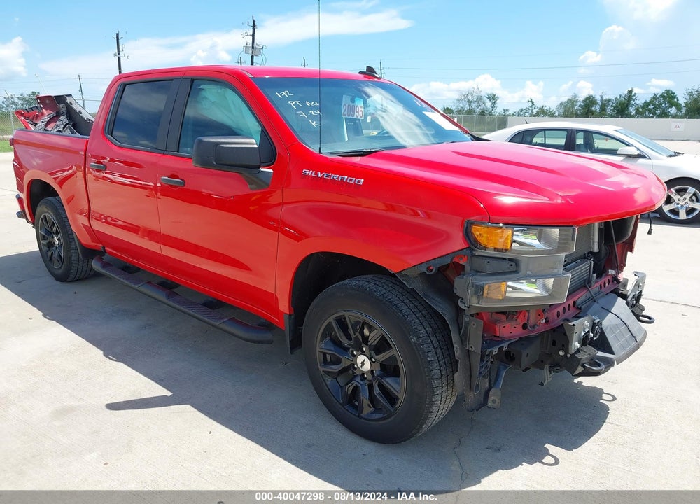 2021 CHEVROLET SILVERADO 1500 2WD SHORT BED CUSTOM VIN: 3GCPWBEK5MG124124