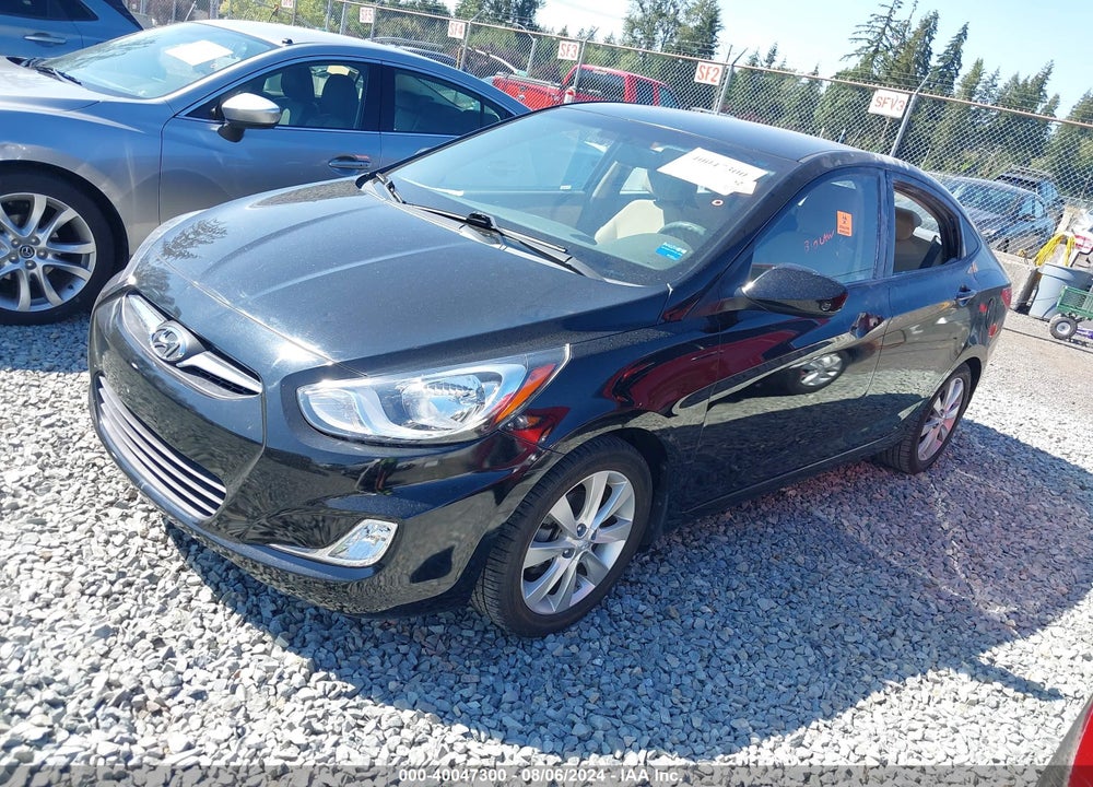 2013 HYUNDAI ACCENT VIN: KMHCU4AE1DU312051