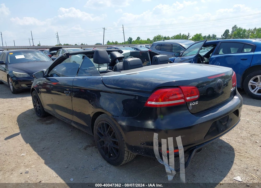 2012 VOLKSWAGEN EOS KOMFORT VIN: WVWBW7AH3CV010548
