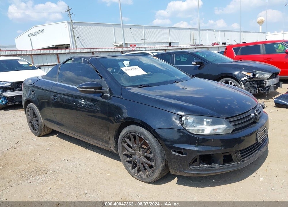 2012 VOLKSWAGEN EOS KOMFORT VIN: WVWBW7AH3CV010548