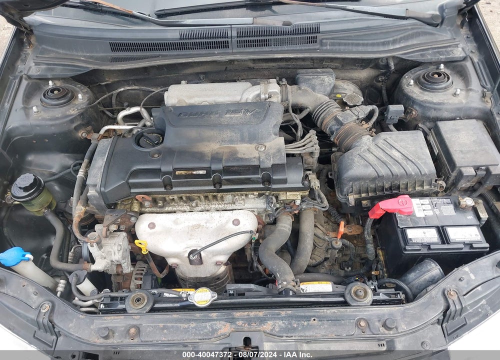 2008 KIA SPECTRA EX VIN: KNAFE121885544099