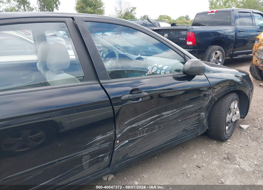 2008 KIA SPECTRA EX VIN: KNAFE121885544099