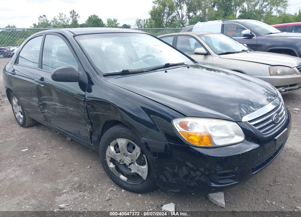 2008 KIA SPECTRA EX VIN: KNAFE121885544099