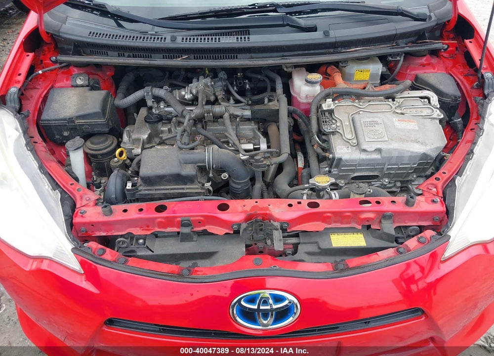 2013 TOYOTA PRIUS C TWO VIN: JTDKDTB38D1541996