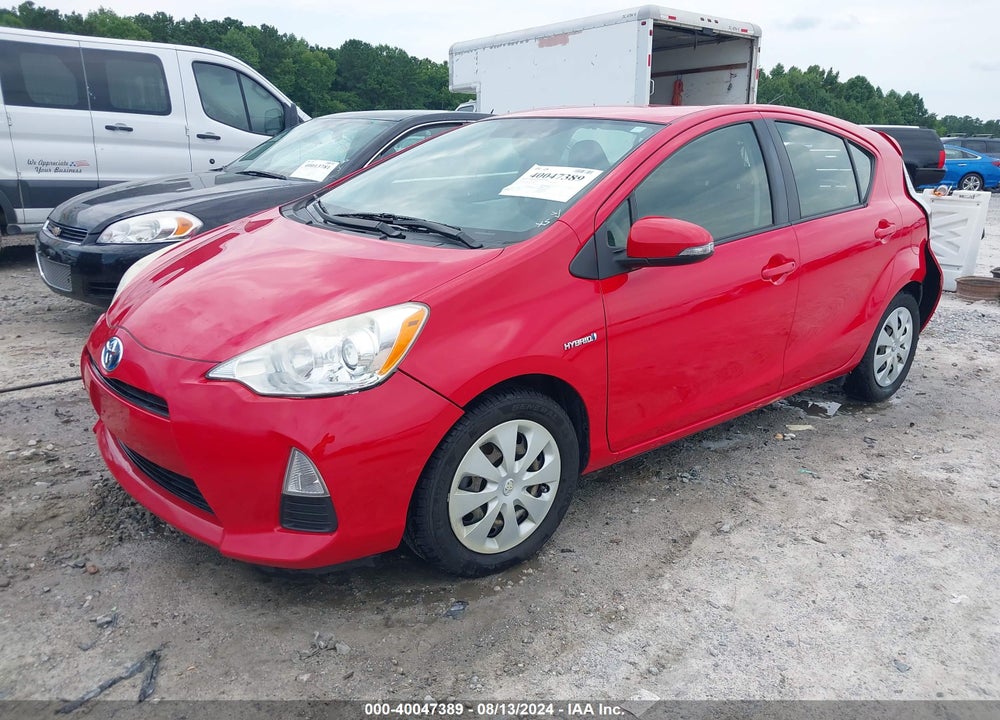 2013 TOYOTA PRIUS C TWO VIN: JTDKDTB38D1541996