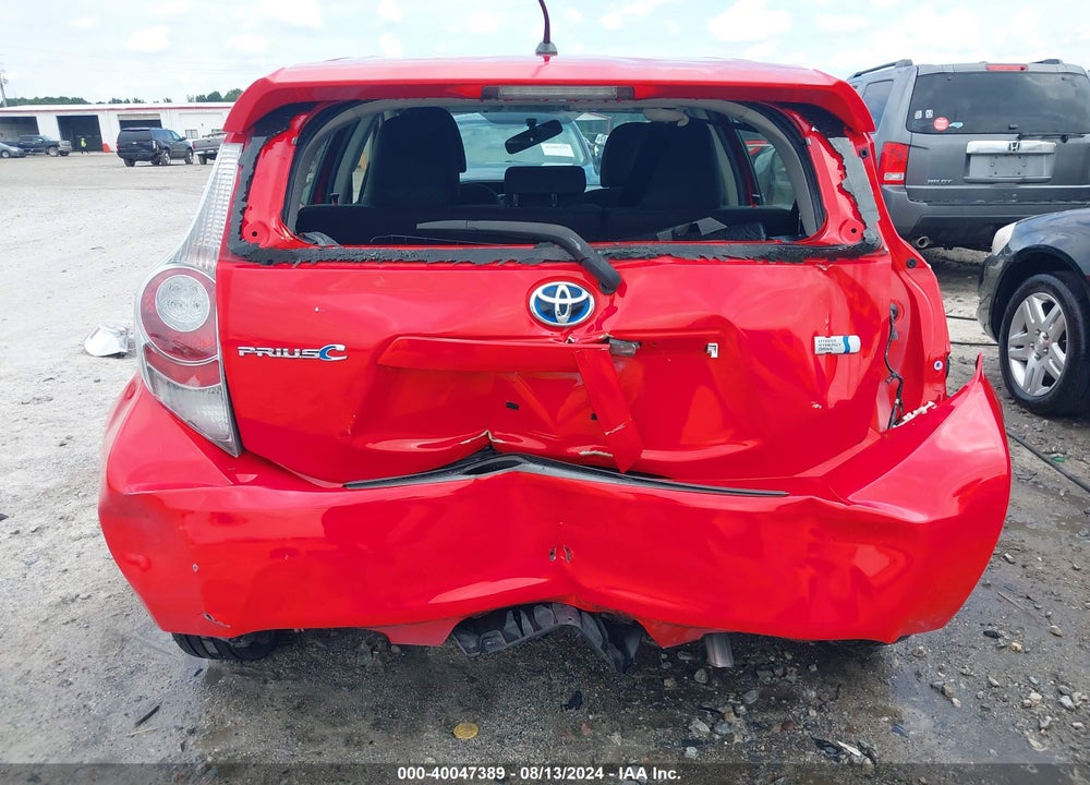2013 TOYOTA PRIUS C TWO VIN: JTDKDTB38D1541996