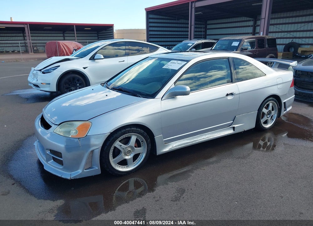 2001 HONDA CIVIC EX VIN: 1HGEM21981L008447