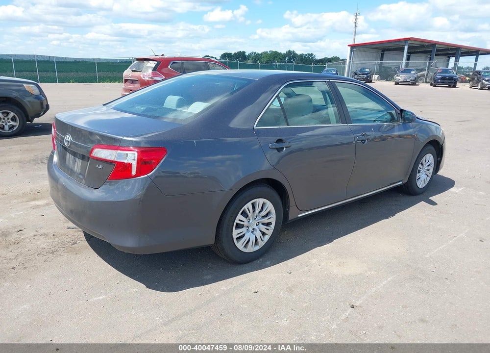 2012 TOYOTA CAMRY LE VIN: 4T4BF1FK3CR252104