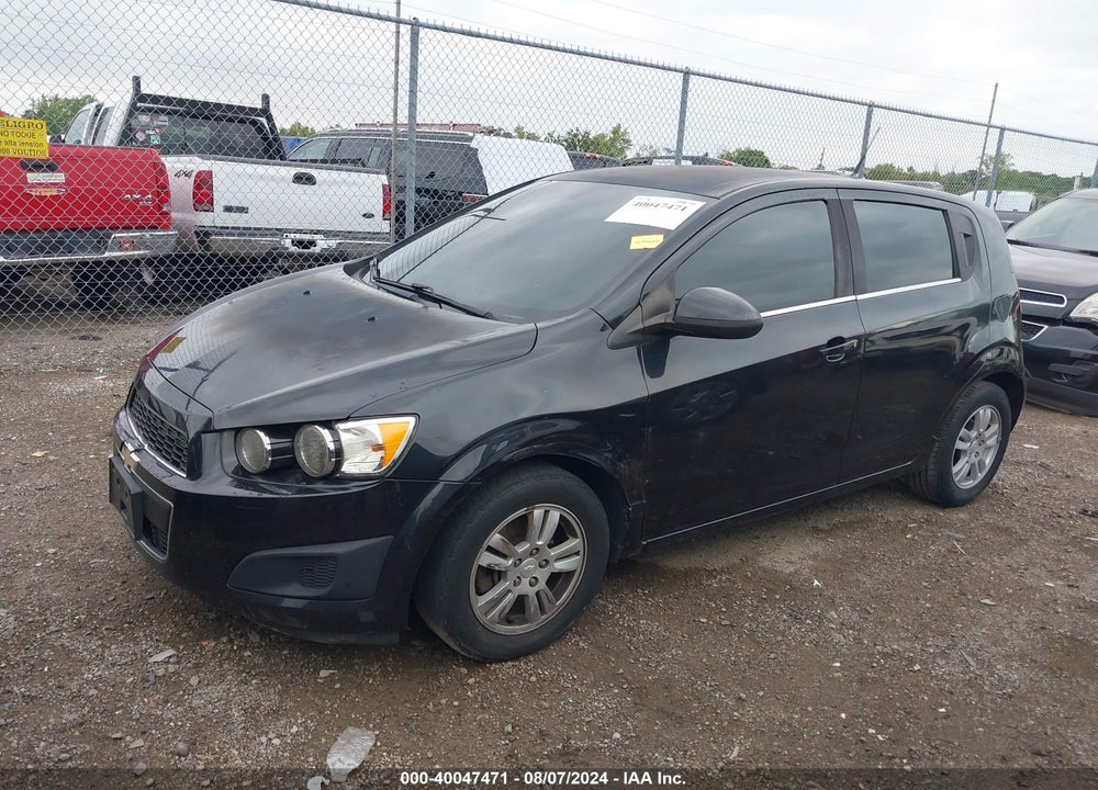 2014 CHEVROLET SONIC LT AUTO VIN: 1G1JC6SH8E4195260