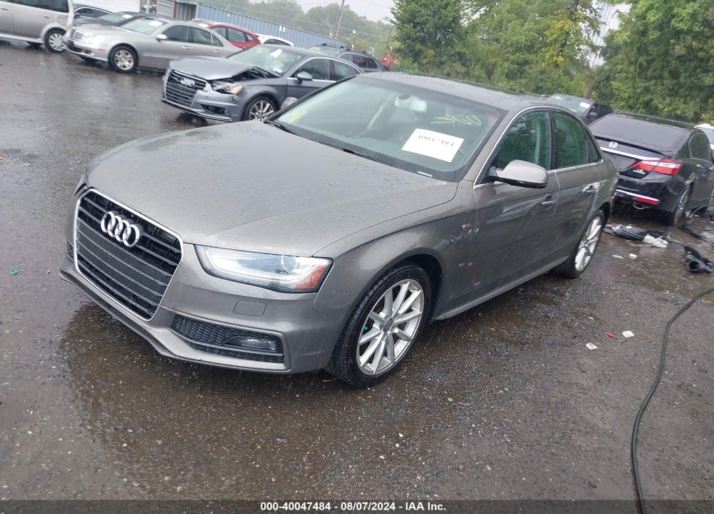 2014 AUDI A4 2.0T PREMIUM VIN: WAUEFAFLXEA016538