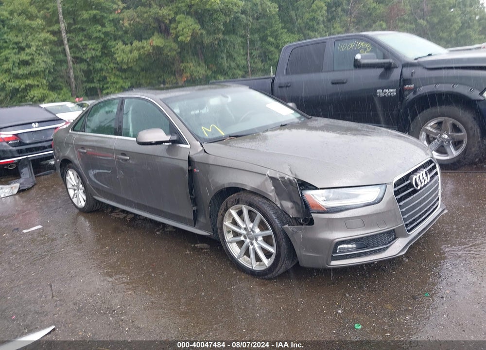 2014 AUDI A4 2.0T PREMIUM VIN: WAUEFAFLXEA016538