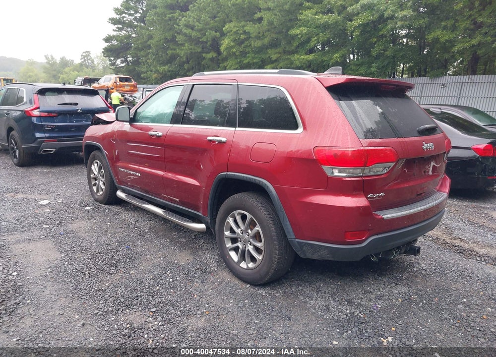 2015 JEEP GRAND CHEROKEE LIMITED VIN: 1C4RJFBG3FC661501