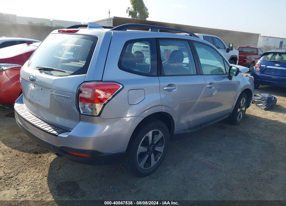 2018 SUBARU FORESTER 2.5I VIN: JF2SJABC5JH611598