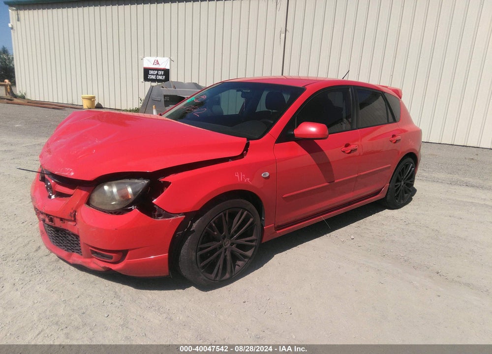2008 MAZDA SPEED3 SPORT VIN: JM1BK34L881105187