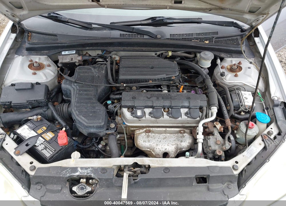 2005 HONDA CIVIC EX VIN: 1HGEM22005L041626