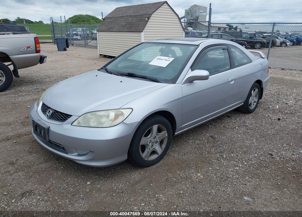 2005 HONDA CIVIC EX VIN: 1HGEM22005L041626