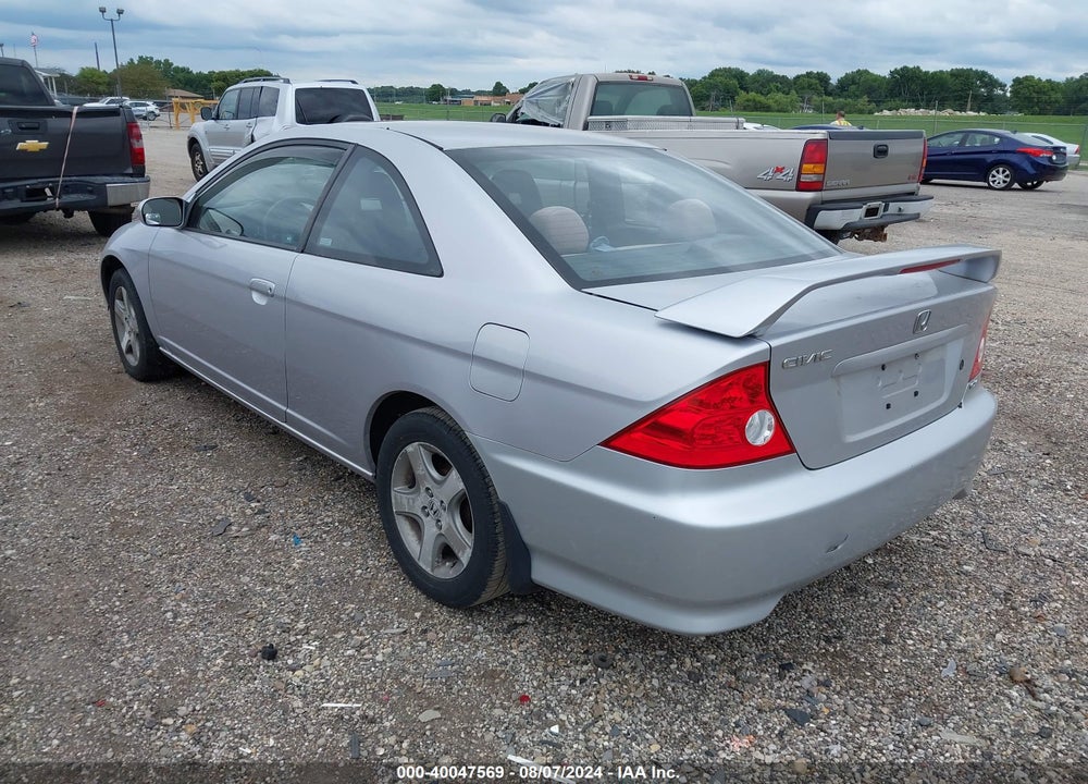 2005 HONDA CIVIC EX VIN: 1HGEM22005L041626