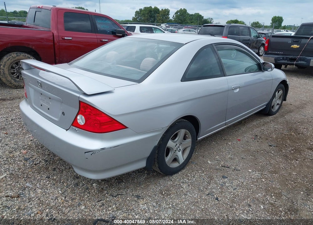 2005 HONDA CIVIC EX VIN: 1HGEM22005L041626