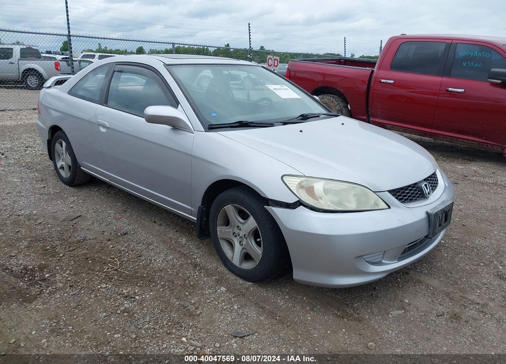 2005 HONDA CIVIC EX VIN: 1HGEM22005L041626
