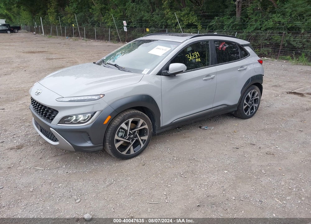 2022 HYUNDAI KONA LIMITED VIN: KM8K53A37NU805624