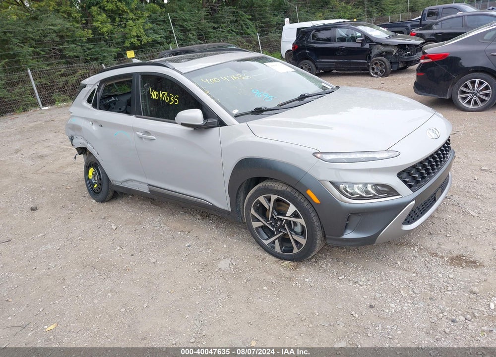 2022 HYUNDAI KONA LIMITED VIN: KM8K53A37NU805624