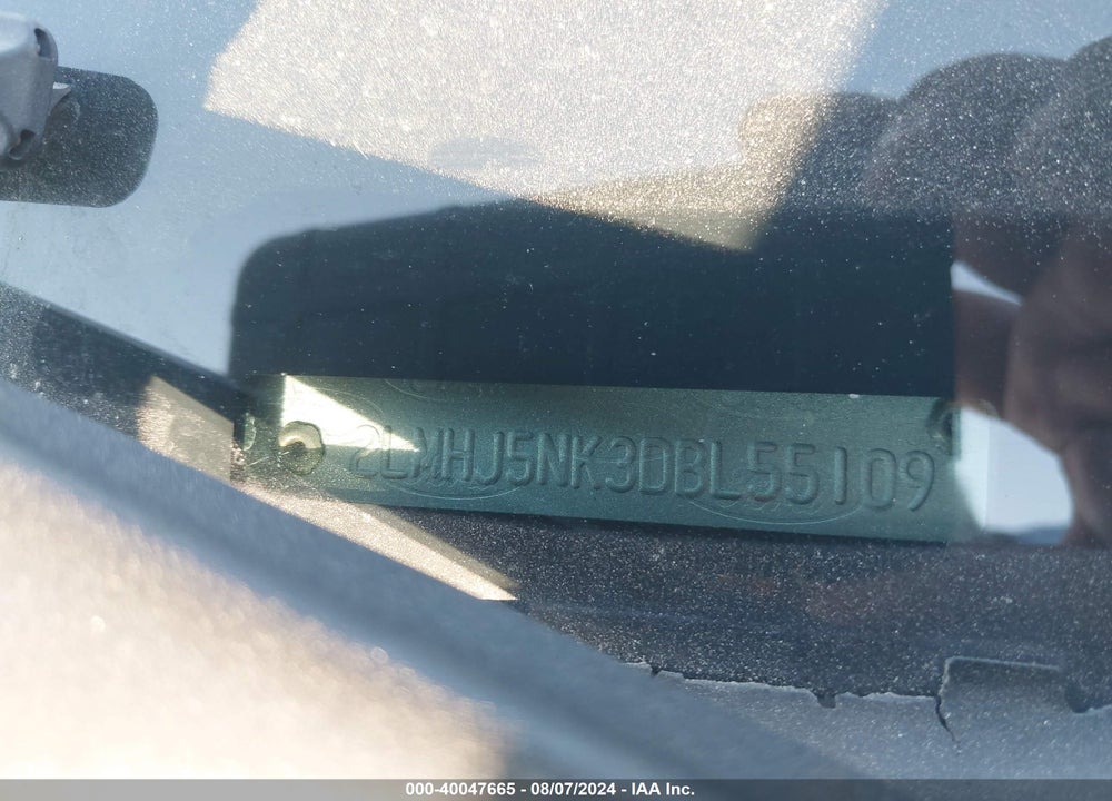 2013 LINCOLN MKT LIVERY VIN: 2LMHJ5NK3DBL55109
