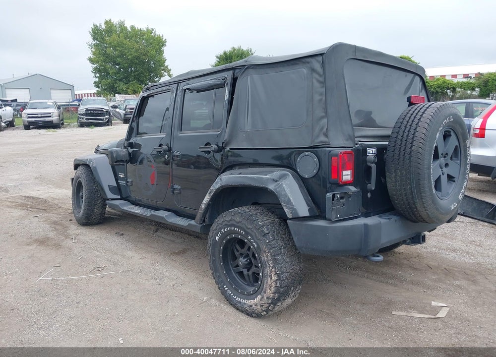 2014 JEEP WRANGLER UNLIMITED SAHARA VIN: 1C4BJWEG2EL313510