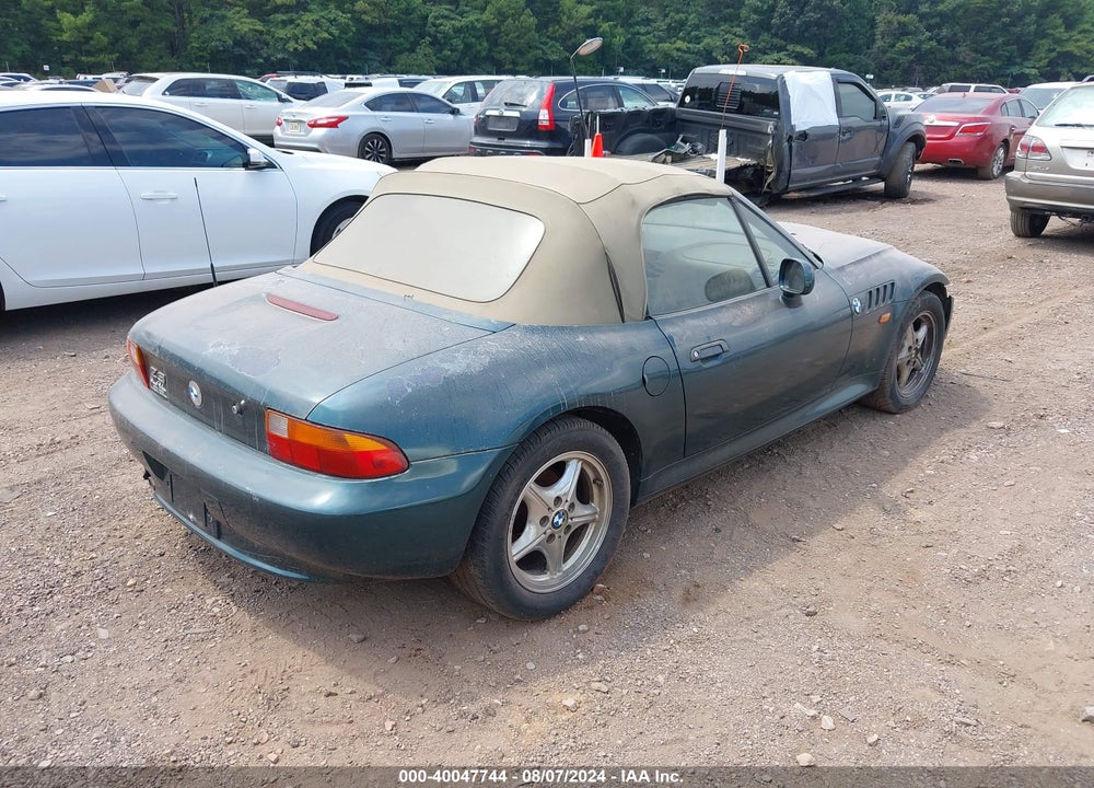 1997 BMW Z3 1.9L ROADSTER VIN: 4USCH7328VLE04405
