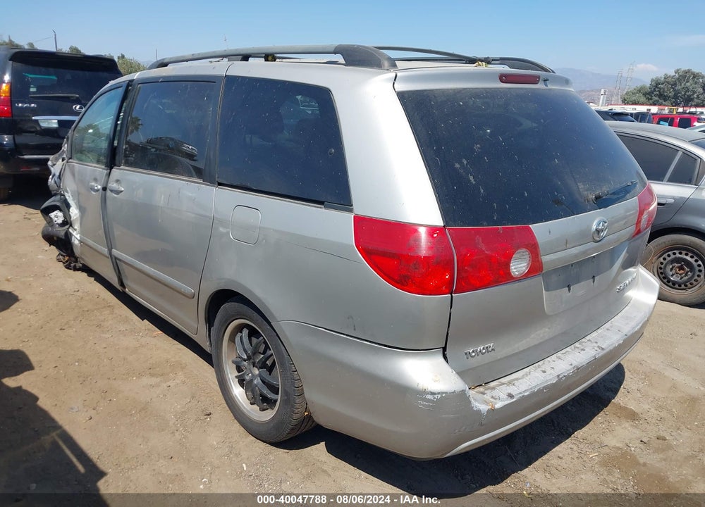 2006 TOYOTA SIENNA LE VIN: 5TDZA23C96S460091