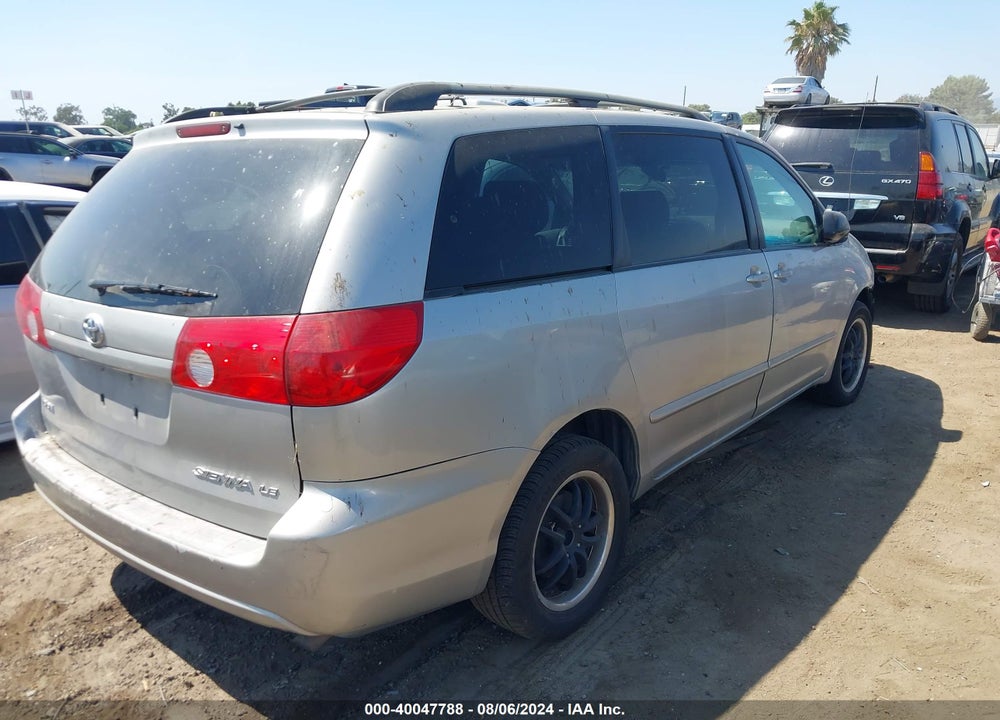 2006 TOYOTA SIENNA LE VIN: 5TDZA23C96S460091