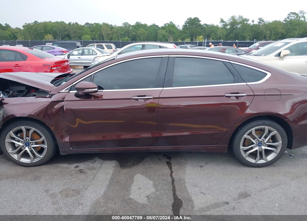 2019 FORD FUSION SEL VIN: 3FA6P0CD9KR224364