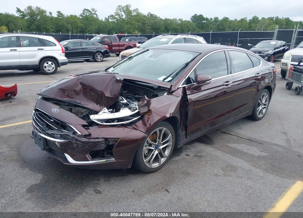 2019 FORD FUSION SEL VIN: 3FA6P0CD9KR224364