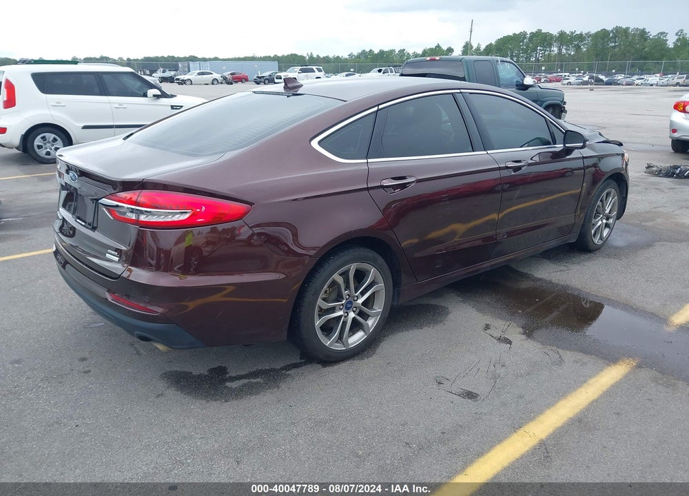 2019 FORD FUSION SEL VIN: 3FA6P0CD9KR224364
