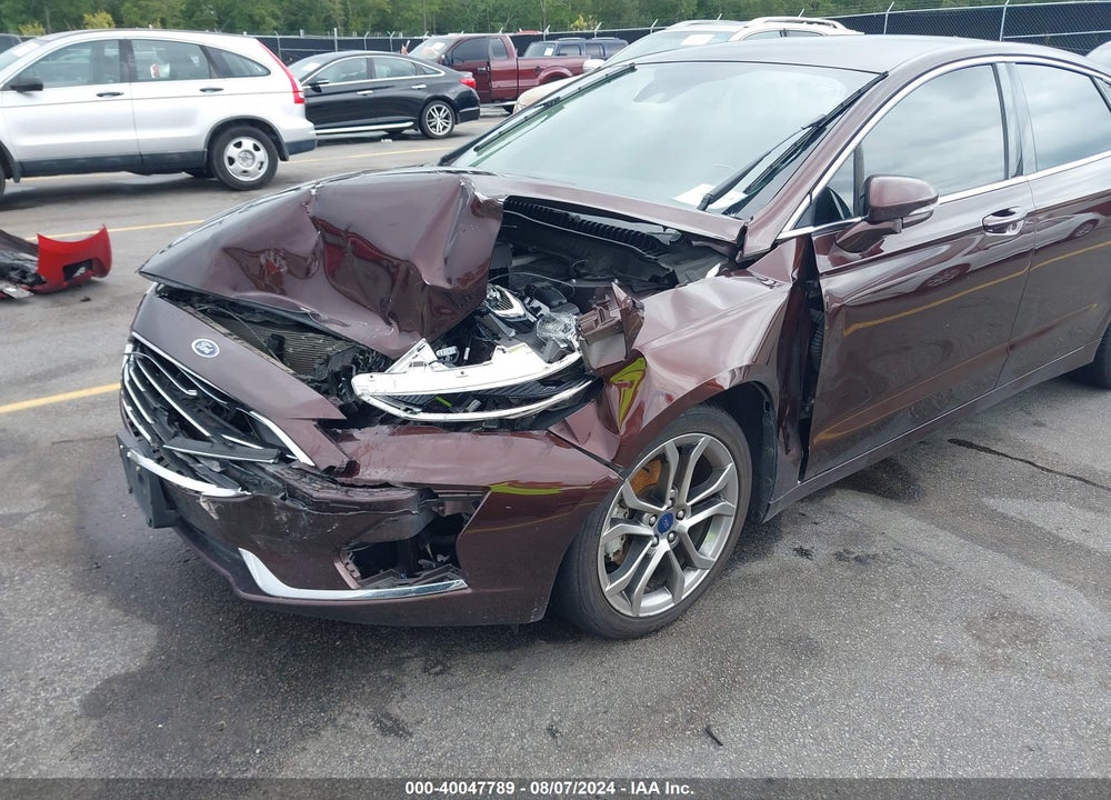 2019 FORD FUSION SEL VIN: 3FA6P0CD9KR224364