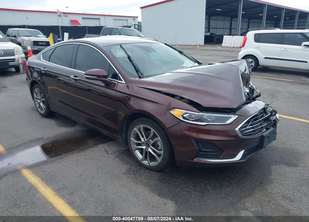 2019 FORD FUSION SEL VIN: 3FA6P0CD9KR224364