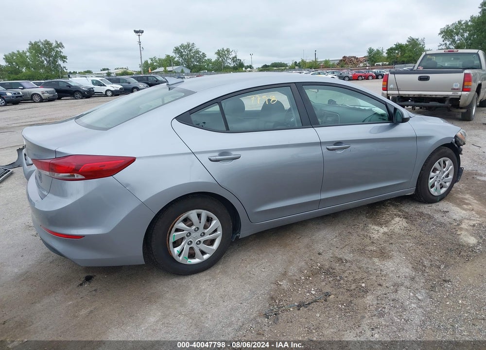 2017 HYUNDAI ELANTRA SE VIN: 5NPD74LF5HH177274