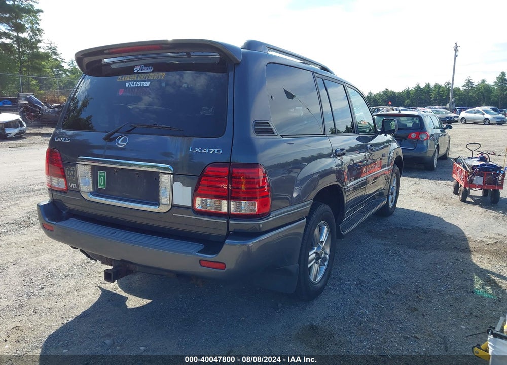 2006 LEXUS LX 470 VIN: JTJHT00WX64007227