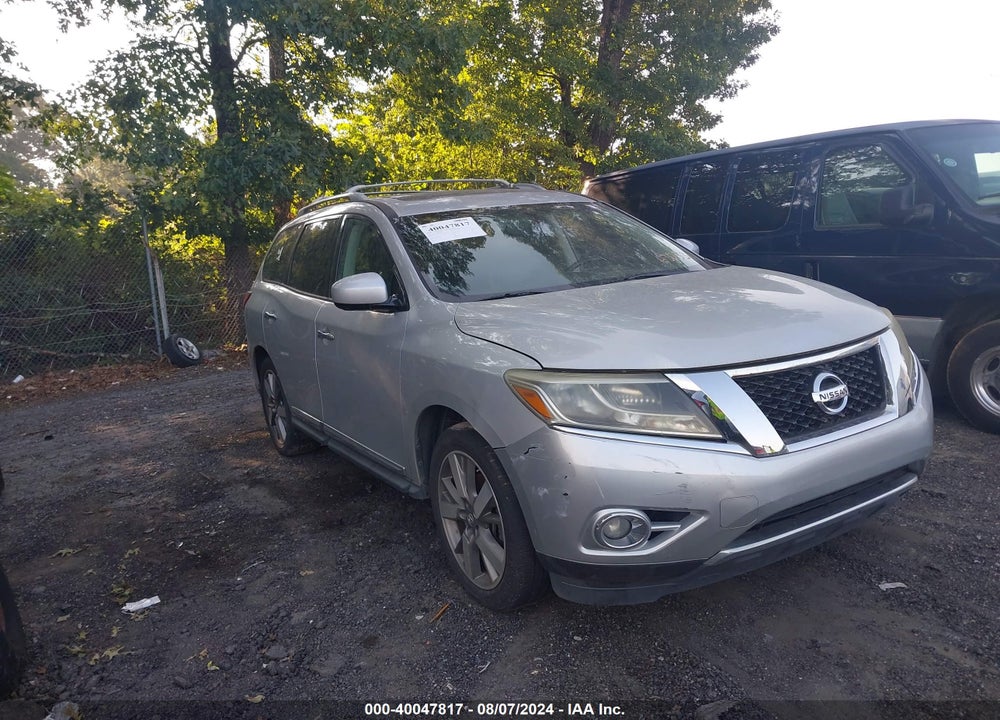 2013 NISSAN PATHFINDER PLATINUM VIN: 5N1AR2MN1DC637331