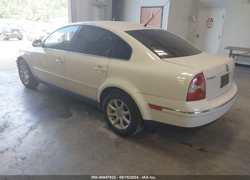 2004 VOLKSWAGEN PASSAT GLS VIN: WVWPD63B34E178271