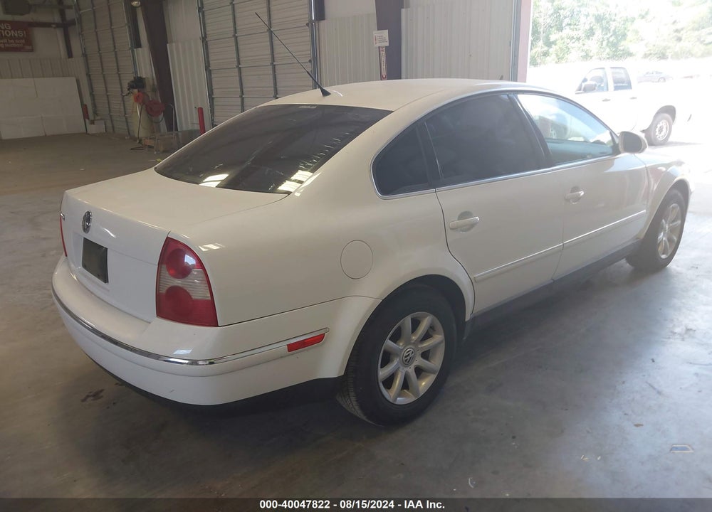 2004 VOLKSWAGEN PASSAT GLS VIN: WVWPD63B34E178271