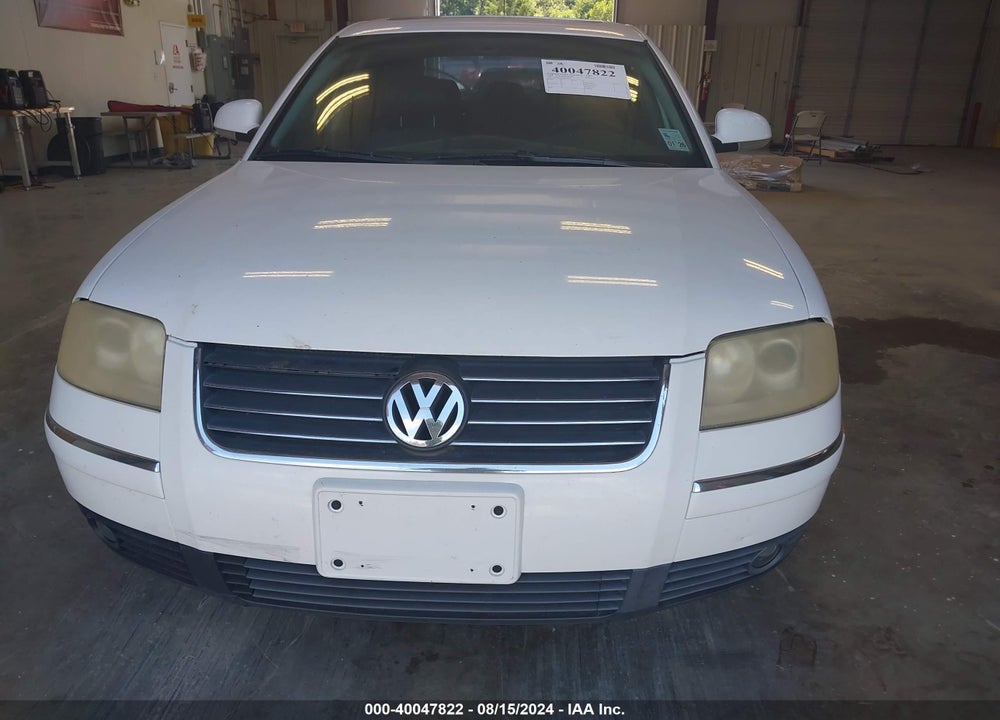 2004 VOLKSWAGEN PASSAT GLS VIN: WVWPD63B34E178271
