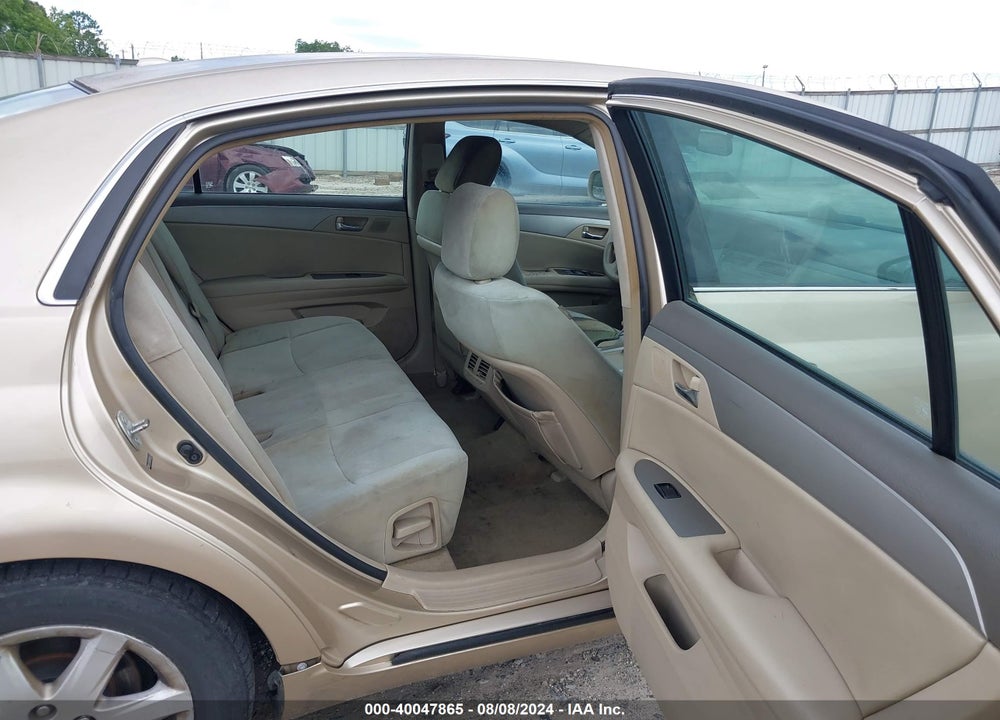 2009 TOYOTA AVALON XL VIN: 4T1BK36B69U344415