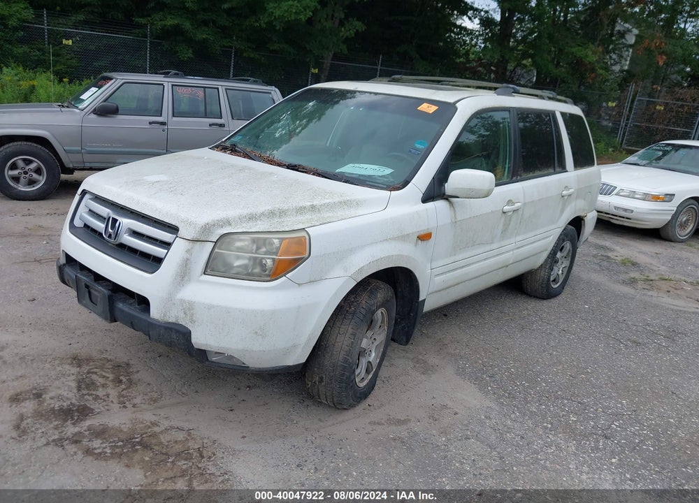 2006 HONDA PILOT EX-L VIN: 2HKYF185X6H540491