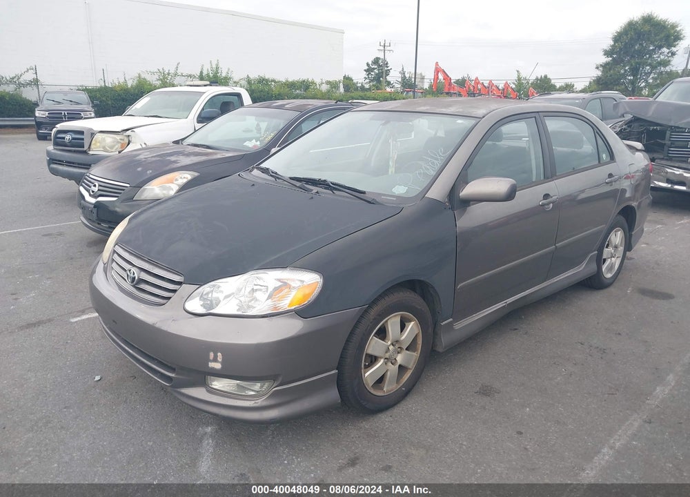 2004 TOYOTA COROLLA S VIN: 2T1BR32E94C229328