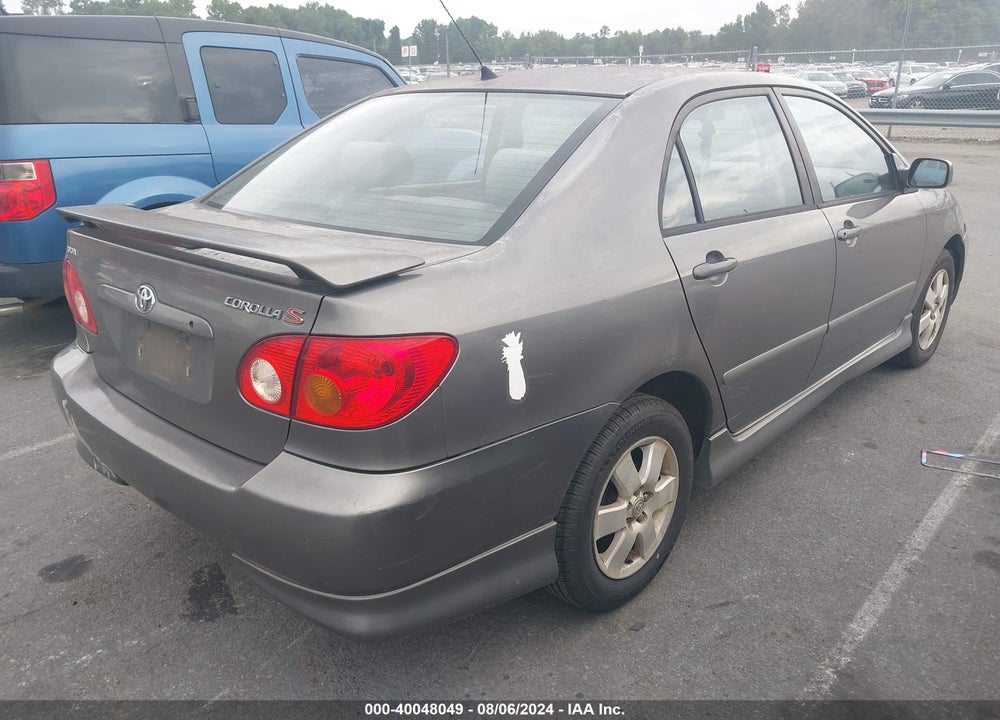2004 TOYOTA COROLLA S VIN: 2T1BR32E94C229328
