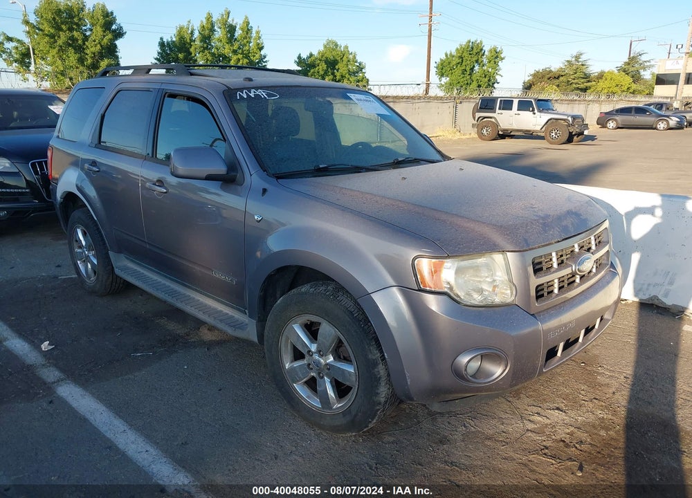 2008 FORD ESCAPE LIMITED VIN: 1FMCU94168KB91959