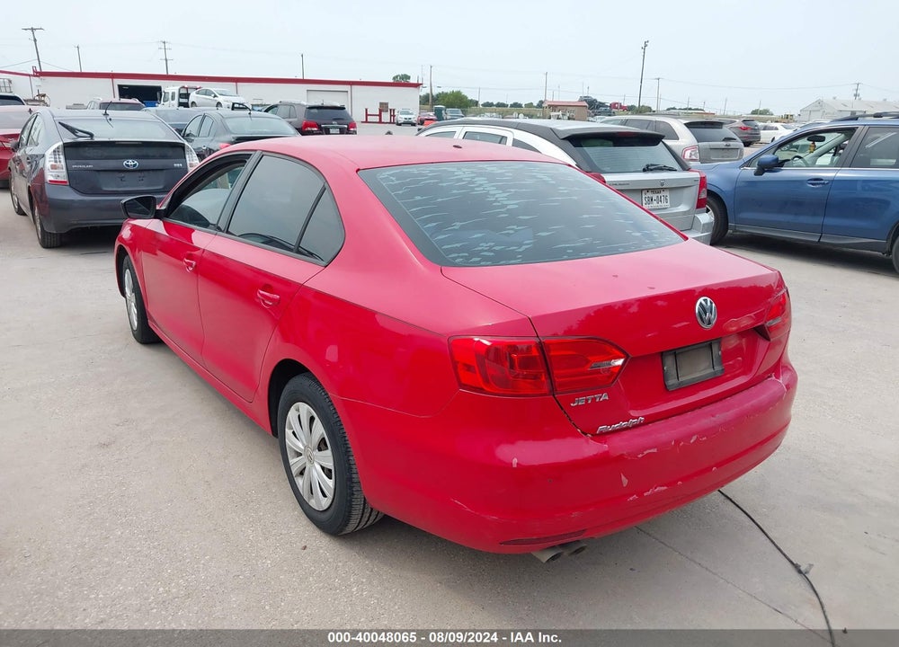 2014 VOLKSWAGEN JETTA 2.0L S VIN: 3VW1K7AJ0EM208556