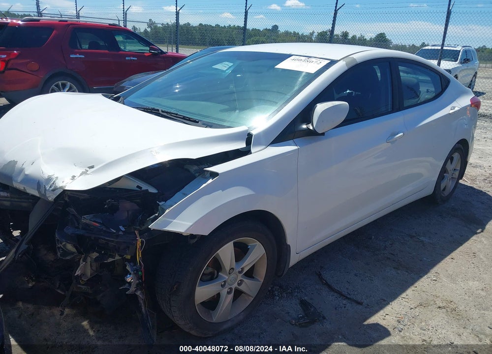 2013 HYUNDAI ELANTRA GLS VIN: 5NPDH4AE0DH404758