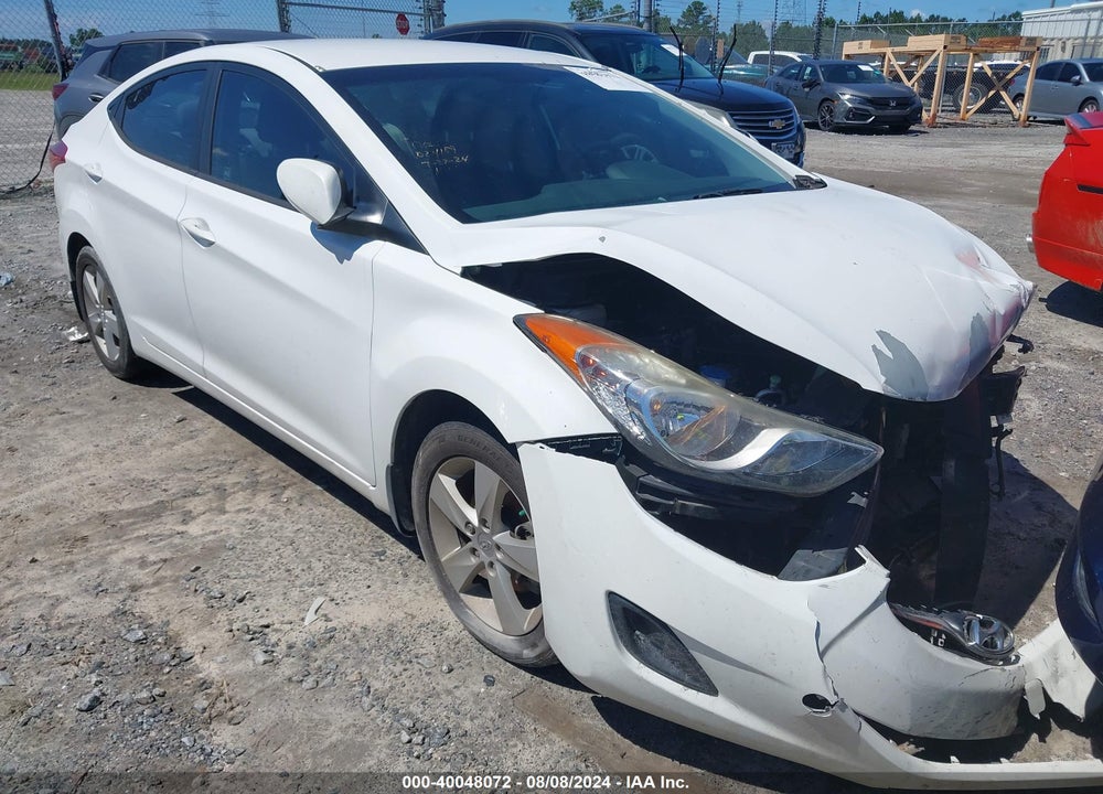 2013 HYUNDAI ELANTRA GLS VIN: 5NPDH4AE0DH404758