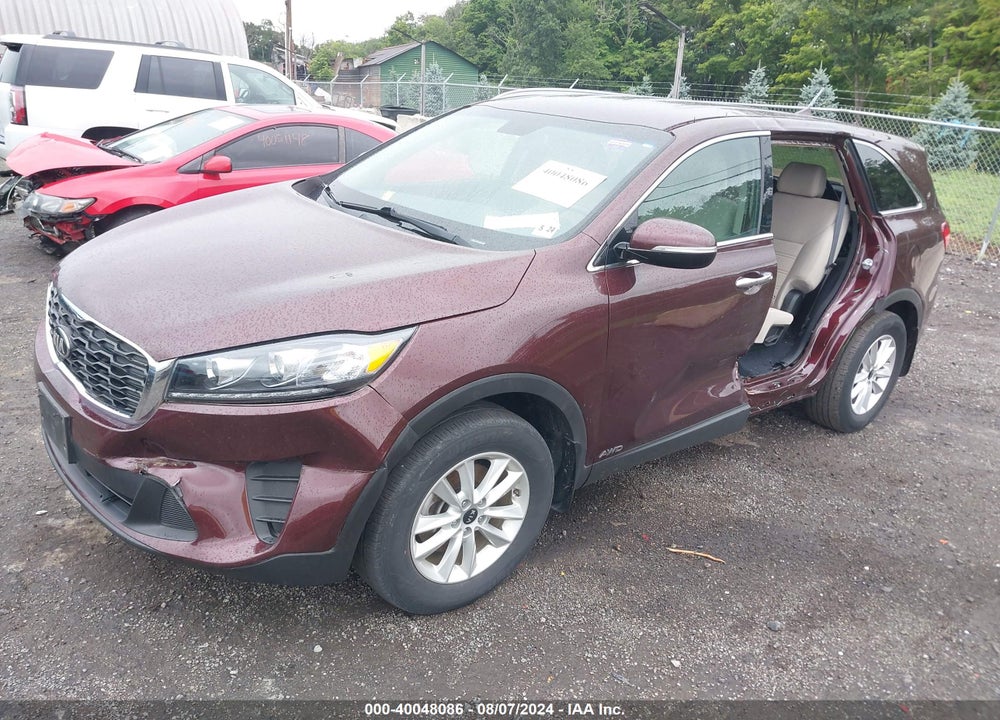 2019 KIA SORENTO 2.4L LX VIN: 5XYPGDA36KG525670